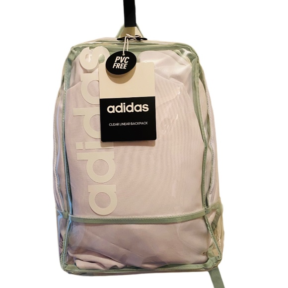 Adidas Transparent Backpack with Exposed Zipper main image 6